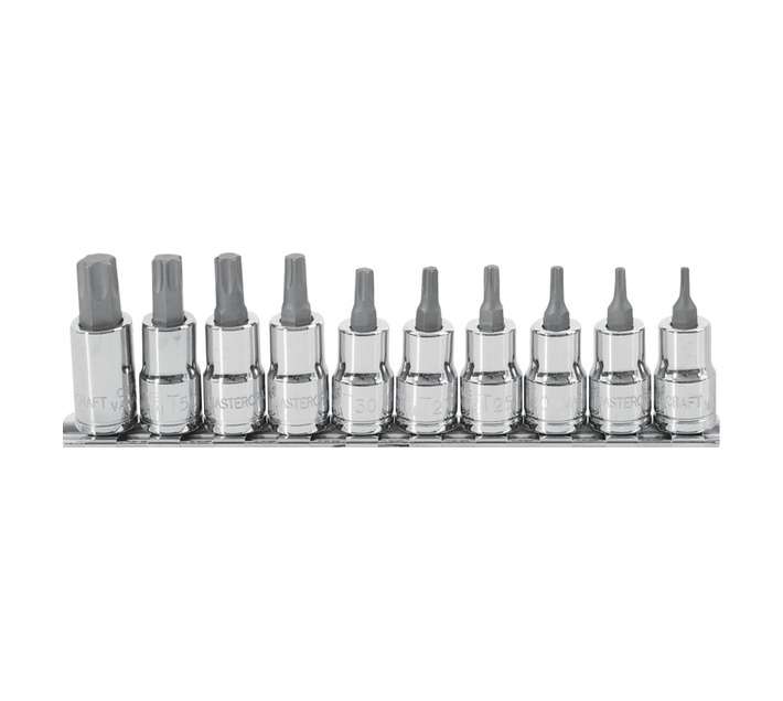 Mastercraft Socket Set 3/8" Torx Bit (10 piece)
