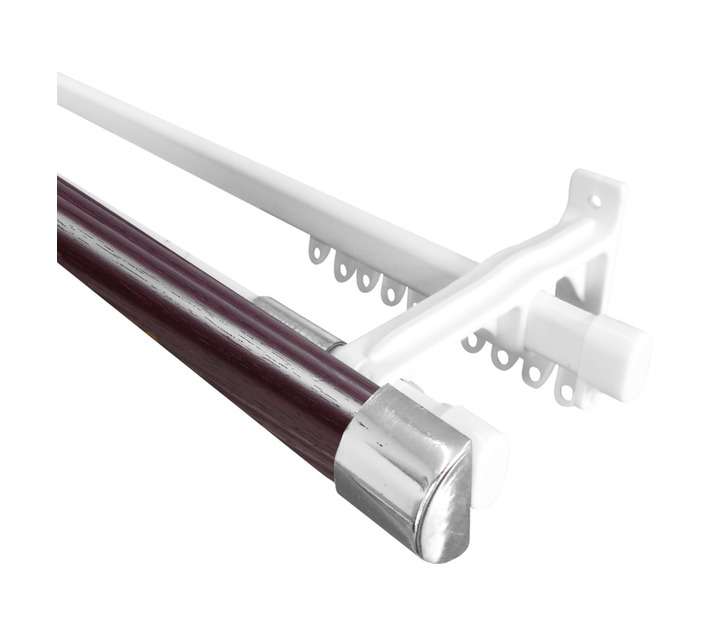 Double Rod and Track - Mahogany (33mm x 3m)