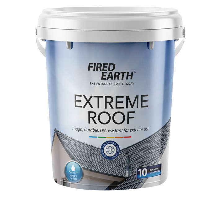 Fired Earth Extreme Roof Acrylic - White (20L)