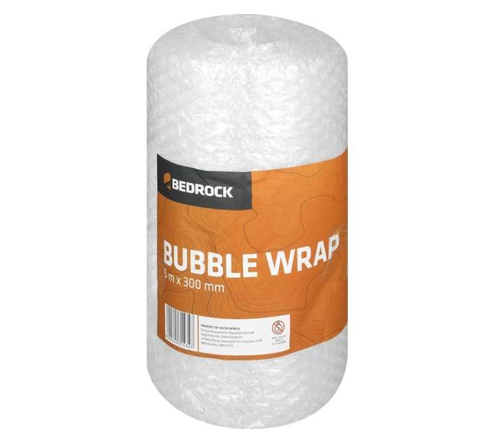 Bedrock Bubble Wrap (300 x 5000mm)