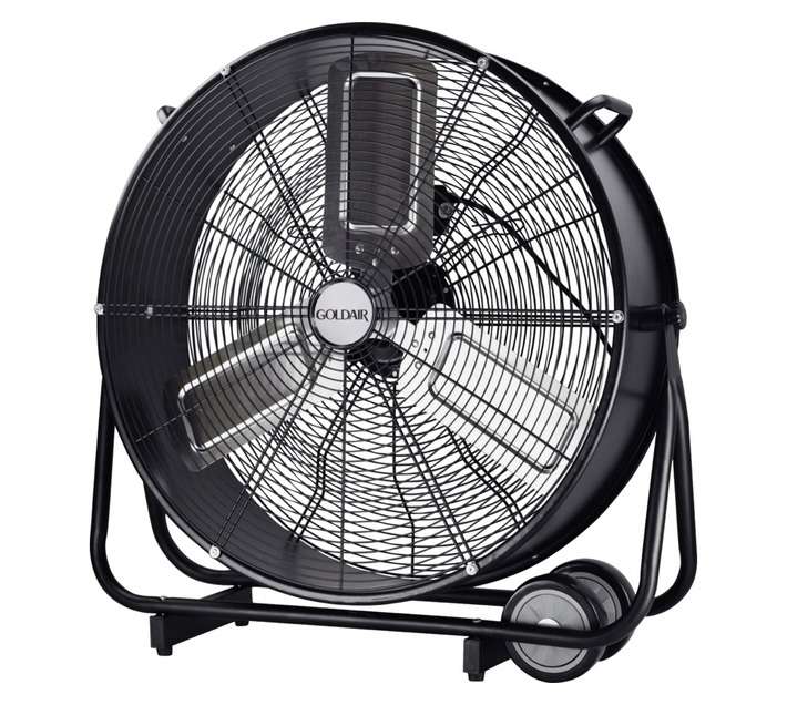 Goldair GIFF-2400 Industrial Pedestal Fan - Black (610mm)