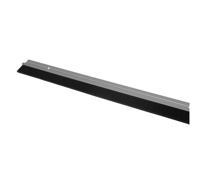 Homequip Aluminium Door Seal with Brush Strip - Silver (1000mm)