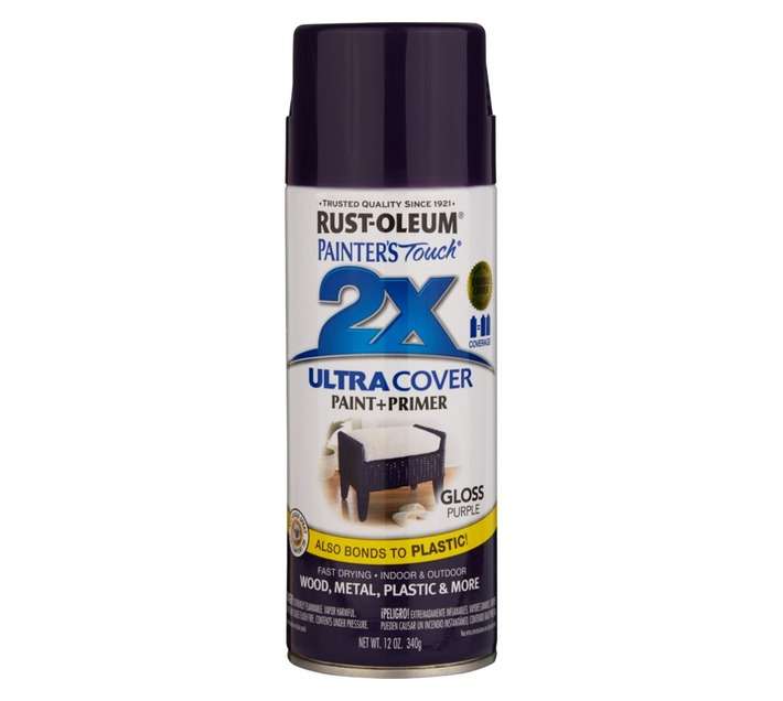 Rust-Oleum Spray Paint Touch 2X Ultra Cover - Gloss Purple (340g)