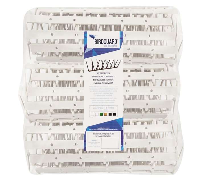 Birdguard 30 x Bird Spikes - White (10m)