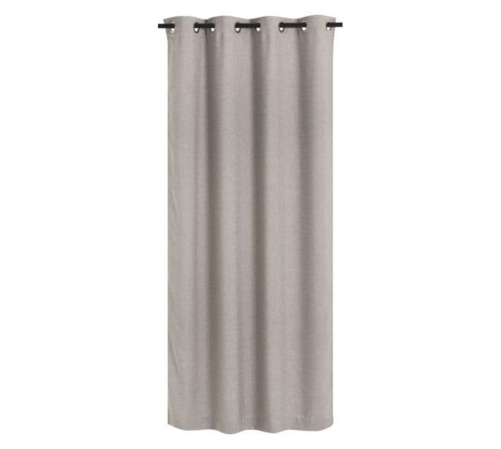 Design House Sublime Eyelet Curtain - Platinum (1400 x 2250mm)