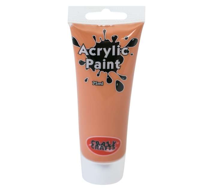 Acrilex Craft Acrylic Paint - Burnt Orange (75ml)