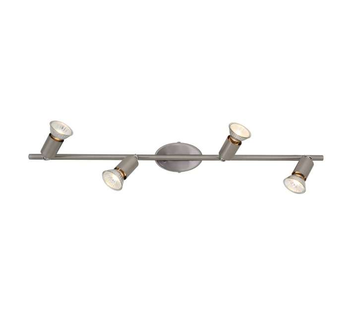 Eurolux S217SC Buzz 4 Light Spotlight - Satin Chrome
