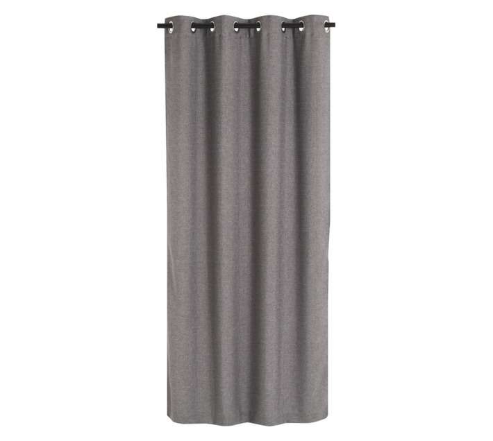 Design House Sublime Eyelet Curtain - Antique Silver (1400 x 2250mm)