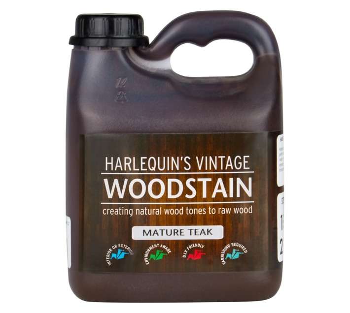 Harlequin Wood Stain - Mature Teak (1L)