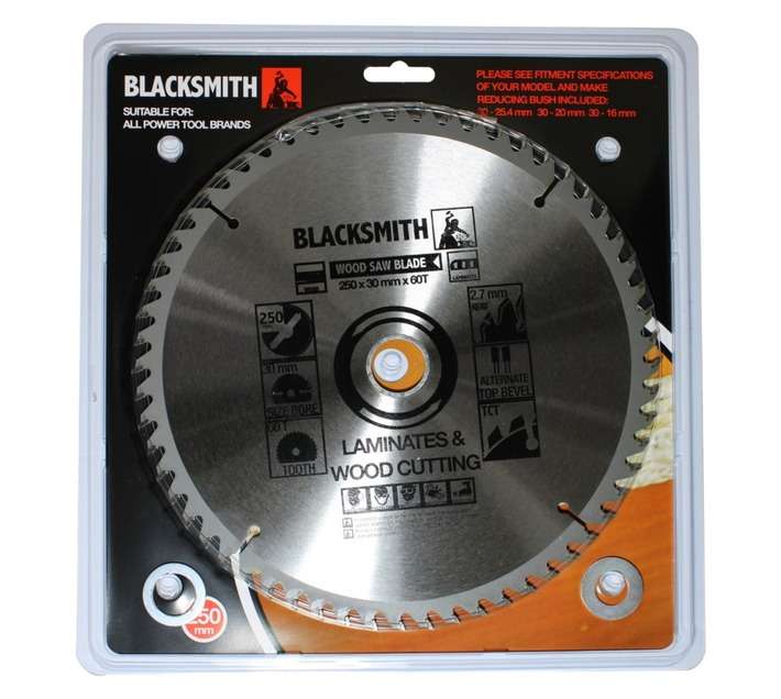 Blacksmith 250 x 30mm x 60t Circle Saw Blade