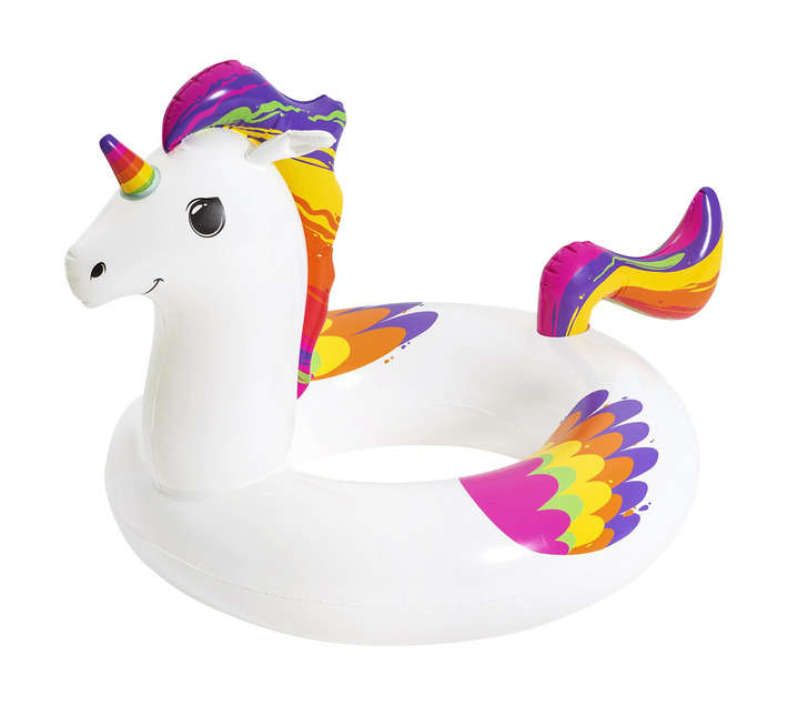 Bestway Fantasy Unicorn Swim Ring - Multicoloured(1190 x 1190 x 1100mm)