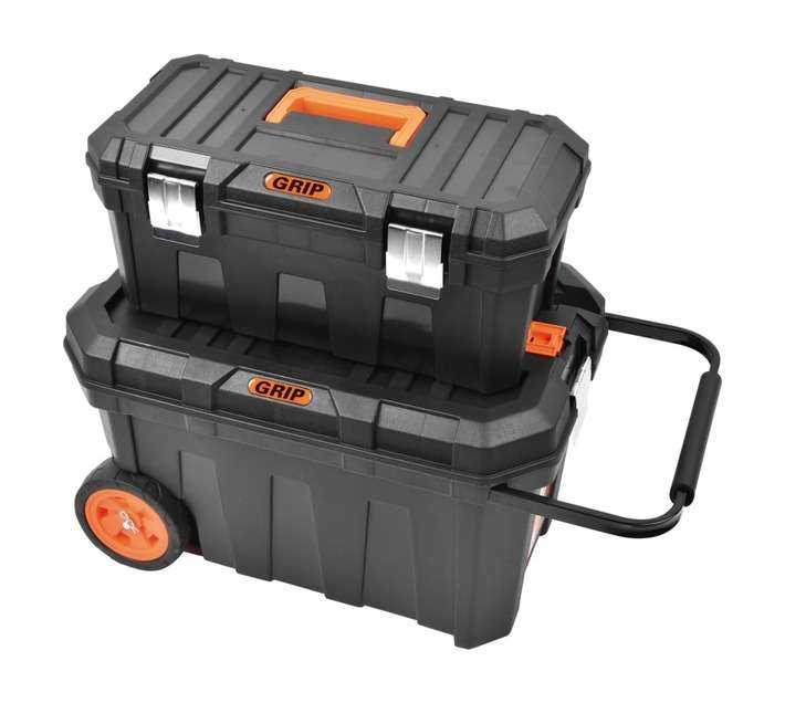 Grip 2 in 1 Rolling Tool Box