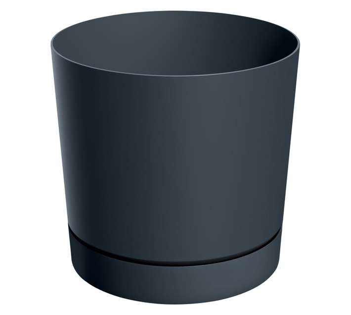 Prosperplast Tubo P Pot - Anthracite (148 x 148 x 147mm)