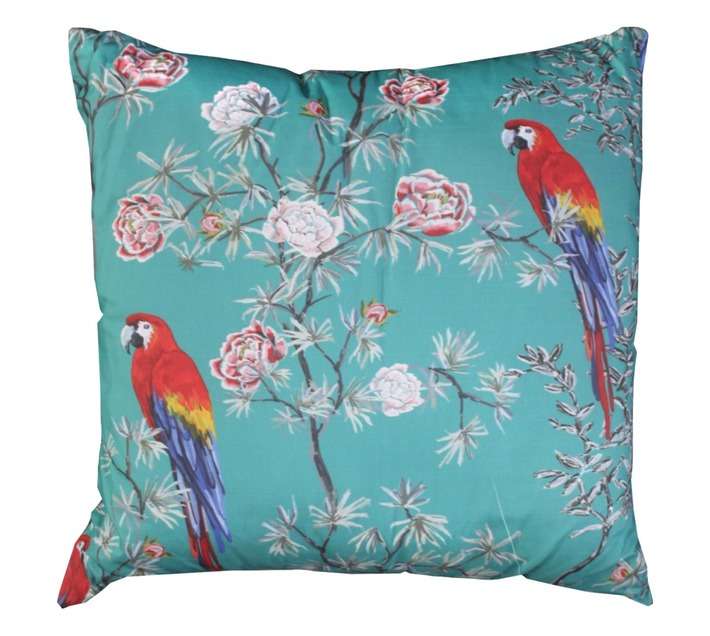 Design House Chinoiserie Bird Scatter Cushion - Blue (600 x 600mm)