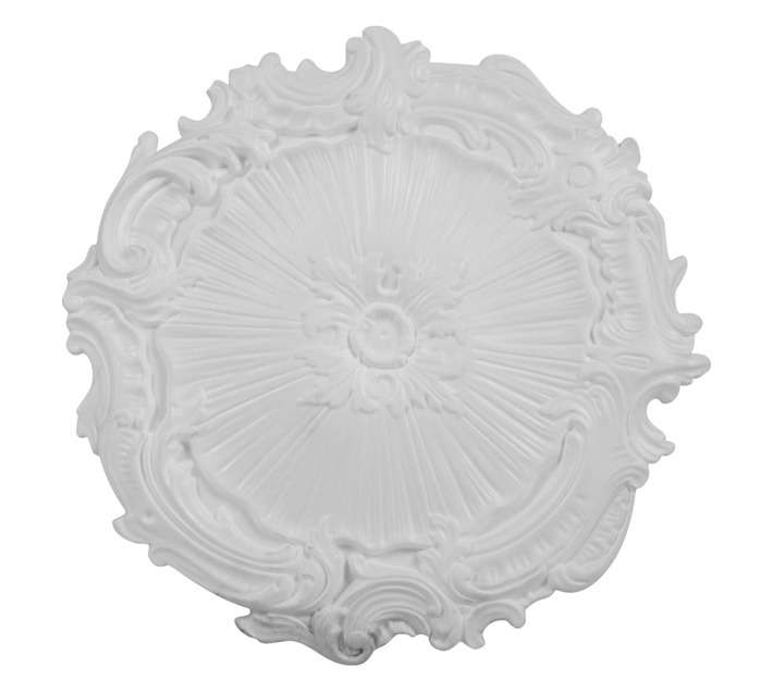 Upper Edge R14 Polystyrene Medallion - White (430mm)