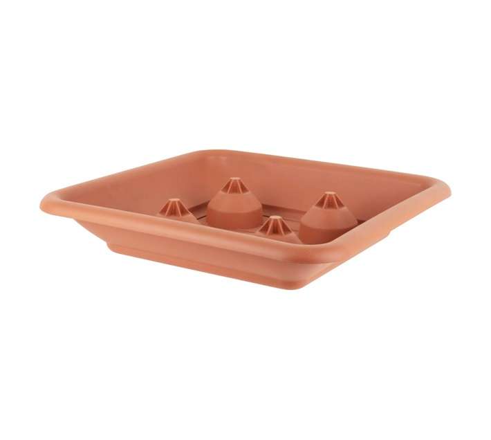 Sanscape Ducale Square Pot Saucer - Terracotta (450mm)