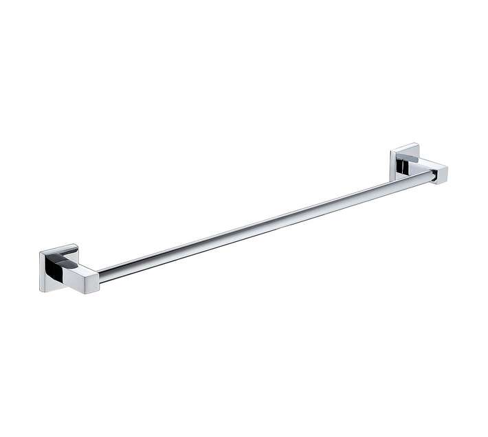 Lusso Verde Single Towel Rail - Chrome (120 x 50 x 750mm)