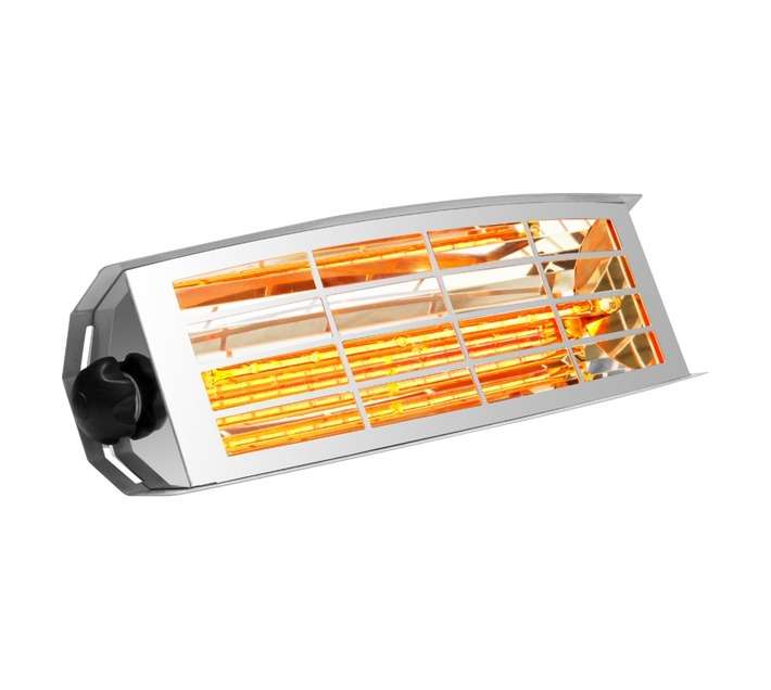 Technilamp Carribean Ray Ultra Low Glare Heater - Grey (1500W)
