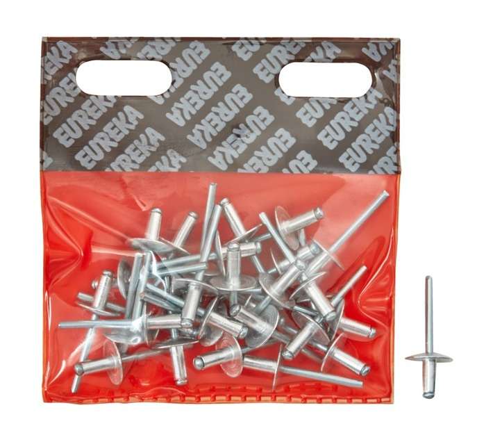 Eureka 30 x Large Aluminium Blind Rivets (4.8 x 10mm)