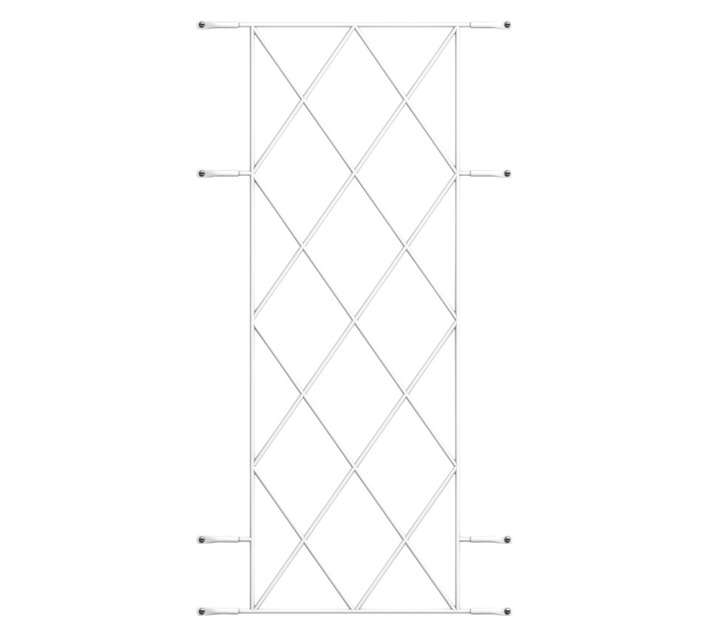 Xpanda Burglar Guard Diam - White (460 x 410mm)