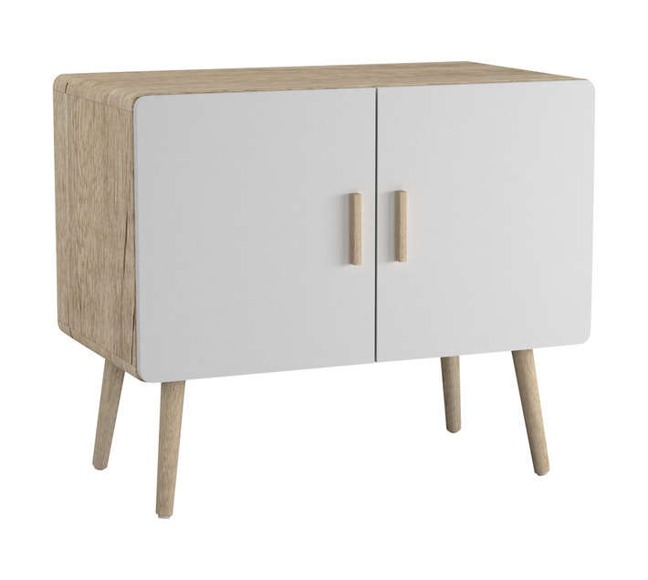 Home and Kitchen 2 Door Cabinet - Oak (710 x 390 x 600mm)