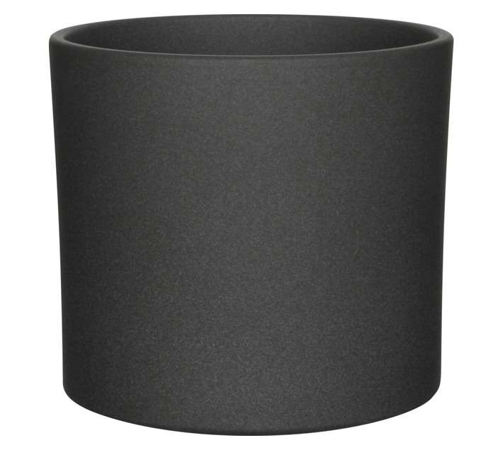 First Dutch Brands Ceramic Era Pot - Dark Grey Sand (230 x 215mm)