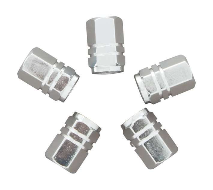 Motoquip 5 Piece Aluminium Valve Caps Set