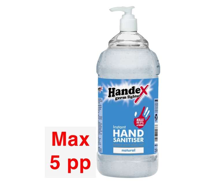 Handex SH1132 Germ Fighter Hand Sanitiser - Natural (2L)
