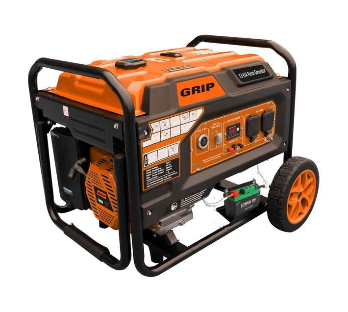 Grip 5.0Kva Petrol Recoil Start Generator