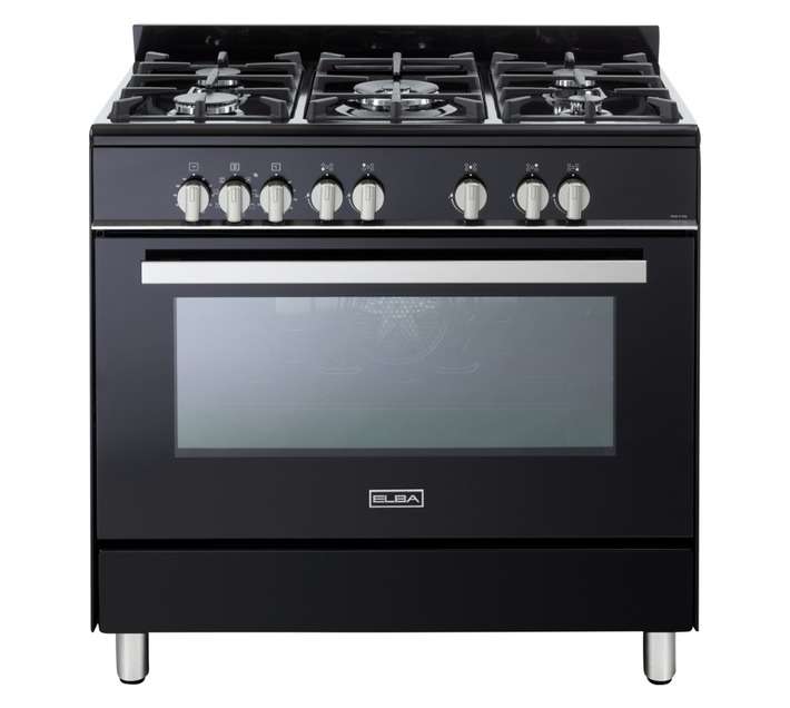 Elba 5 Burner Gas Electric Cooker (900 x 600 x 900mm) Black 01/9CX827B1