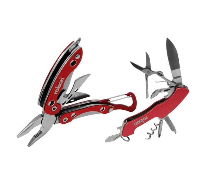 Rolson R36008 2 Piece Mini Multi Tool Set