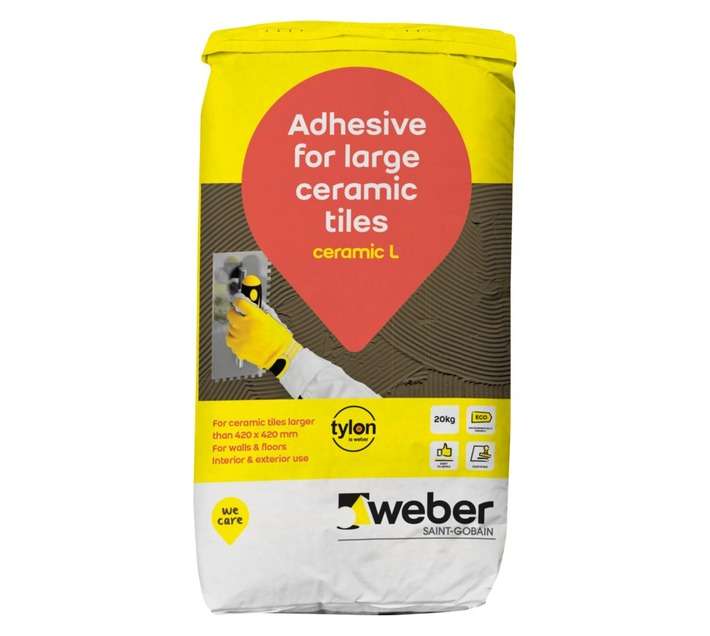 WEBER-TYLON Ceramic L Tile Adhesive - Grey (20kg)