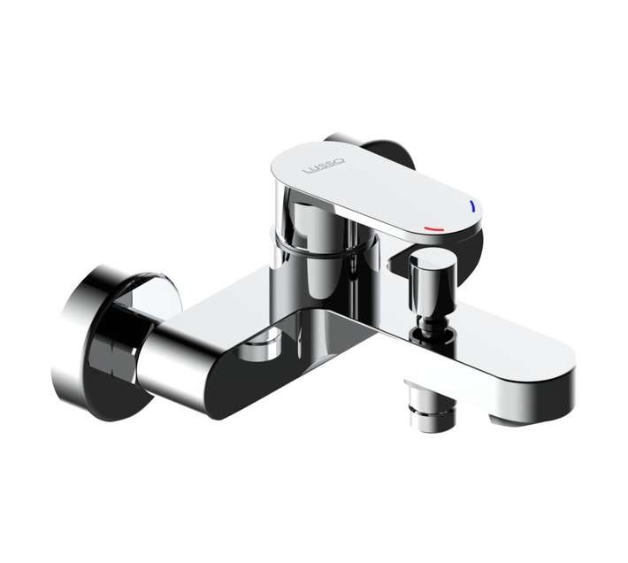 Lusso Roya Bath Mixer Wall Type - Chrome (190 x 213 x 110mm)