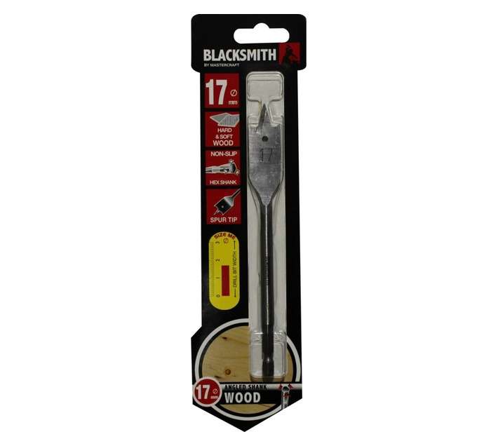 Blacksmith 17mm Flat Wood Drill Bit