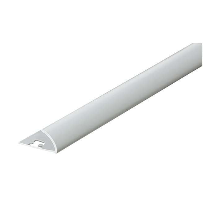 M-Trim PVC Round Edge Trim - White (2500 x 9mm)