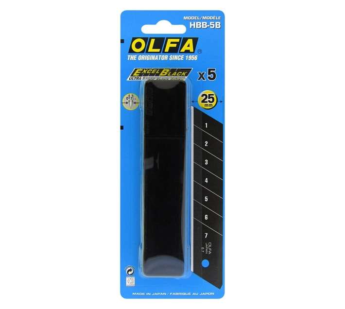 Olfa BLA HBB 5B 5 x Snap Off Blades for Utility Knives