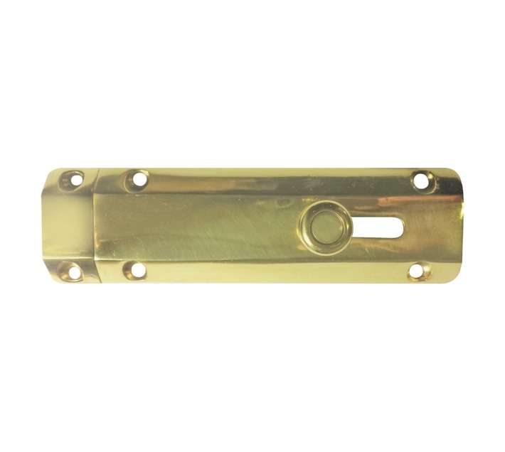 Euro Brass Auto Bolt - Brass (100mm)