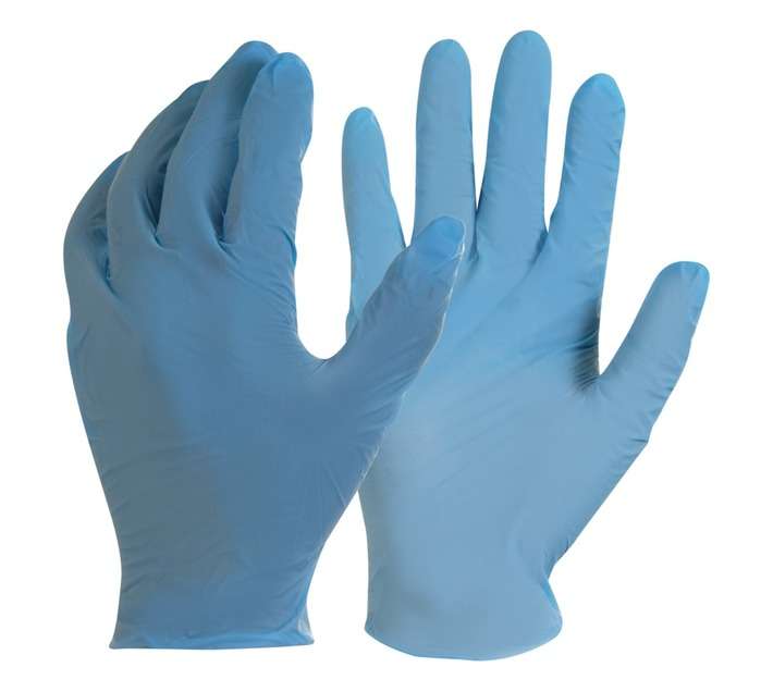 100 x Medium Nitrile Disposable Gloves