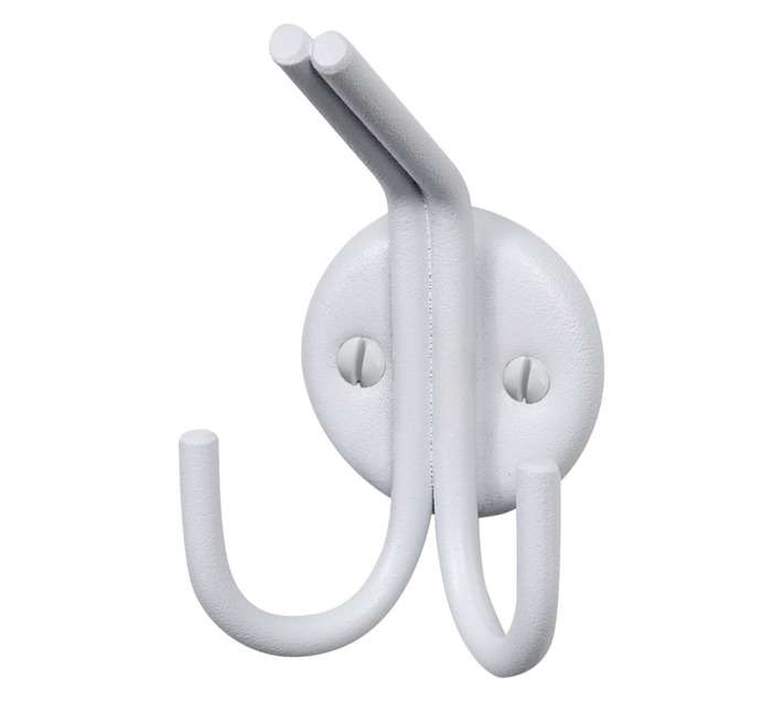 Steelcraft Classic Double Hook - White (60 x 50 x 120mm)