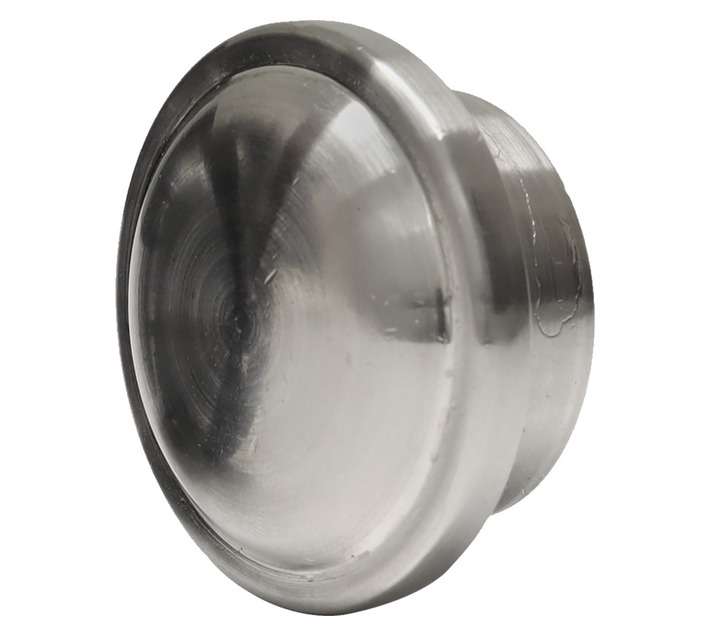 End Collar - Brushed Silver (25mm)