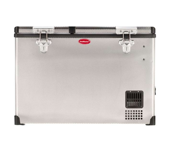 Snomaster Portable Fridge Freezer Metallic 72L SMDZCL72D
