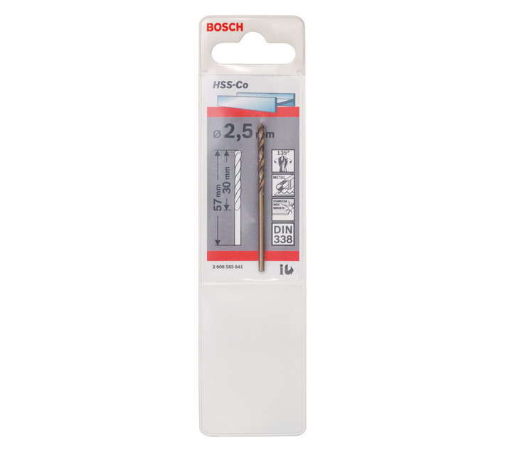 Bosch HSS 2.5 x 30 x 57mm Drill Bit