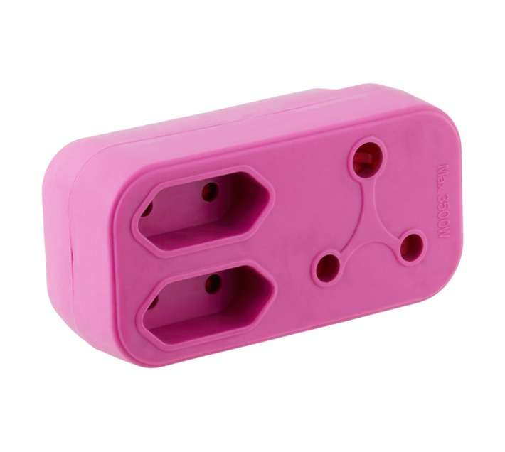 Powerworx Adaptor 1 x 16amp 2 x 5amp - Purple