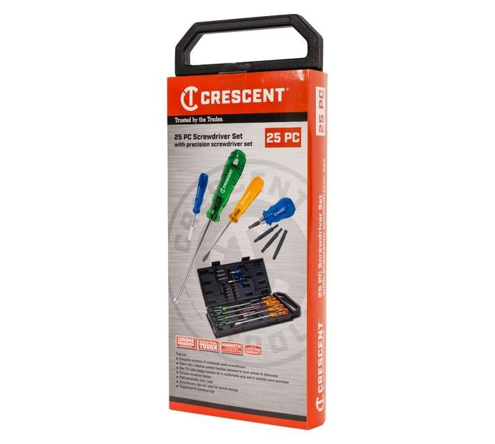 Crescent 25 Piece Screwdriver Set