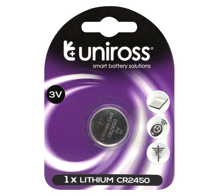 Uniross Coin Lithium Battery (CR2450)
