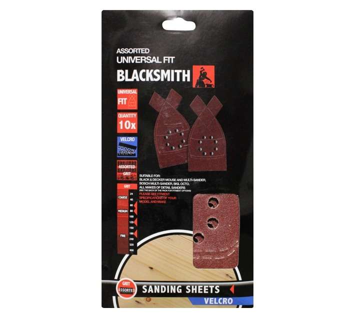 Blacksmith Assorted Multi Fitment Sand Sheets (10 Pack)