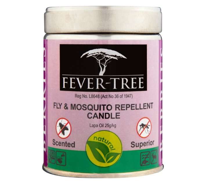 Fever Tree Fly and Mosquito Repellent Berry Candle - Purple