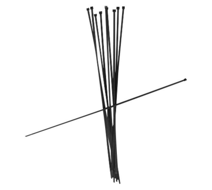Quick Ties Cable Ties - Black (4.8 x 200mm)