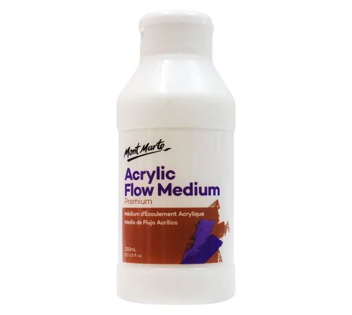Mont Marte Premium Acrylic Flow Medium - Clear (250ml)