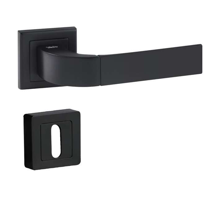 Yale Bolonge Keyhole Door Handle - Matt Black